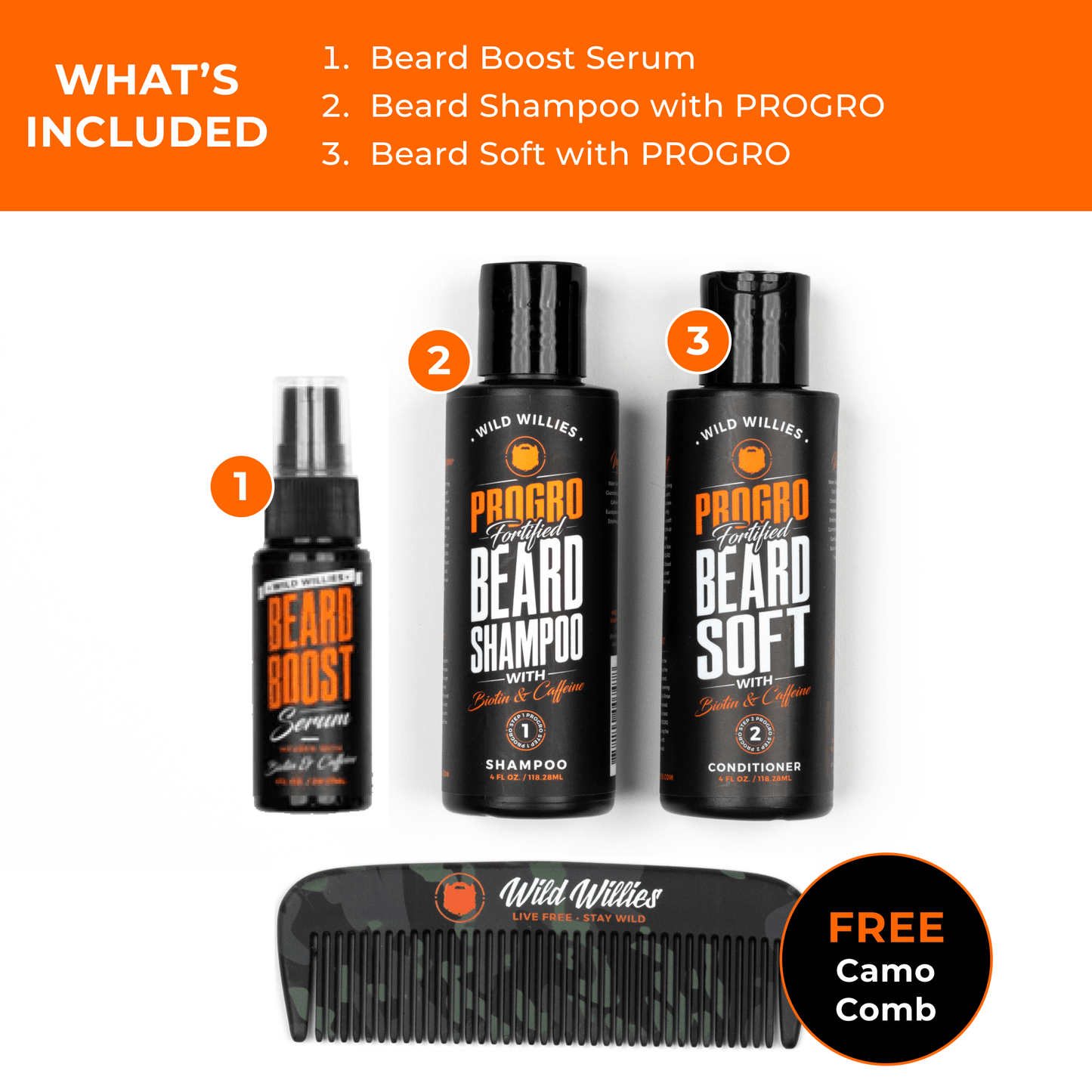 Game Changer Kit Beard Wash Wild-Willies