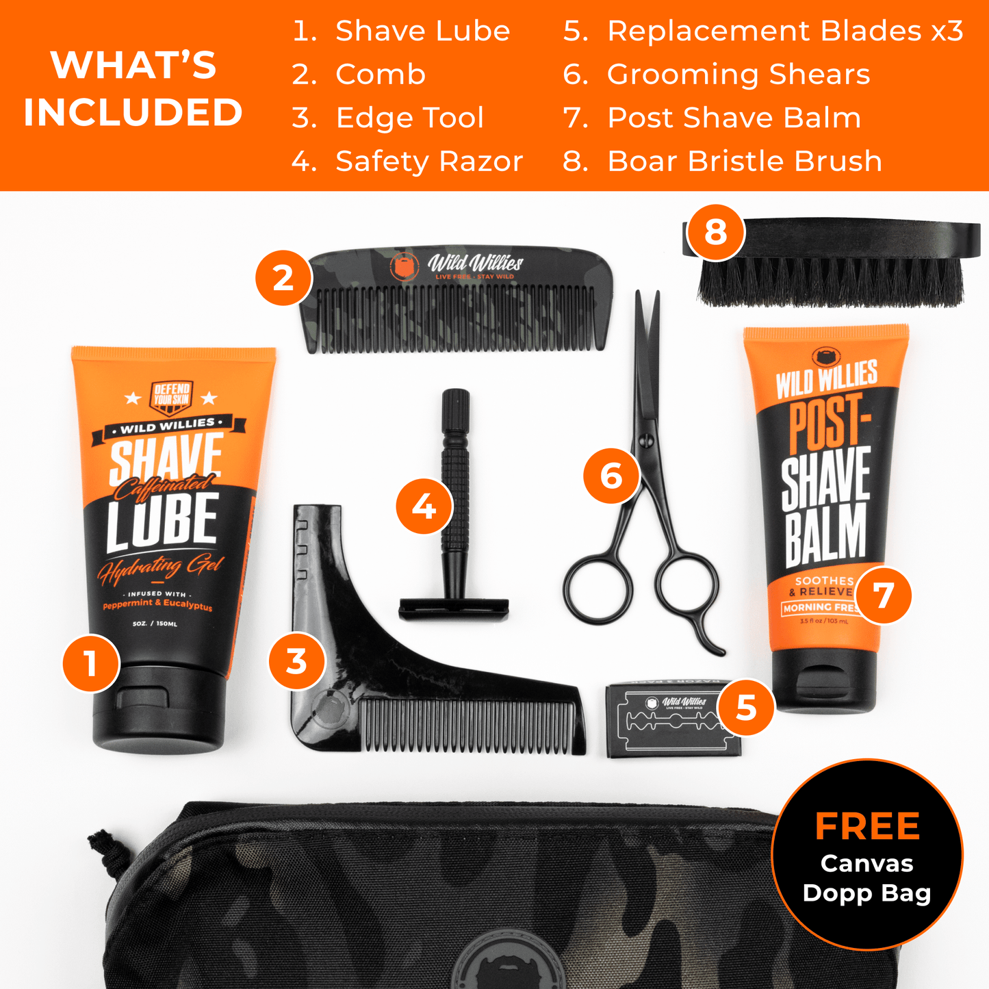 Groom Your Beard Kit Bundle Wild Willies