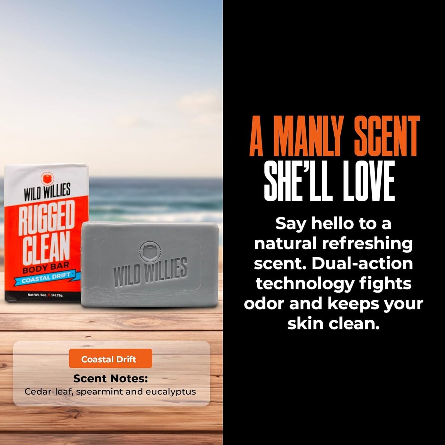 Rugged Clean Variety Pack Skin & Body Wild Willies 