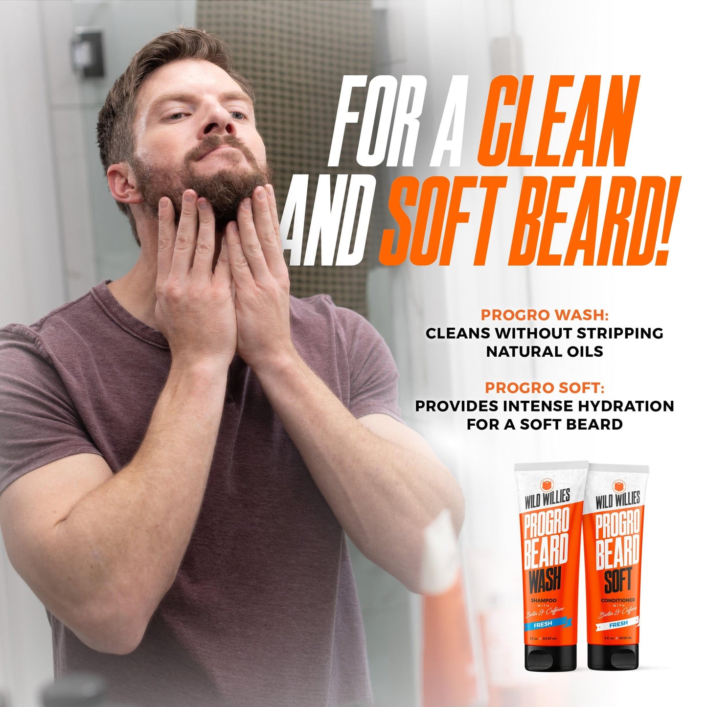 Beard Soft - with PROGRO 5 oz Essentials Wild-Willies 