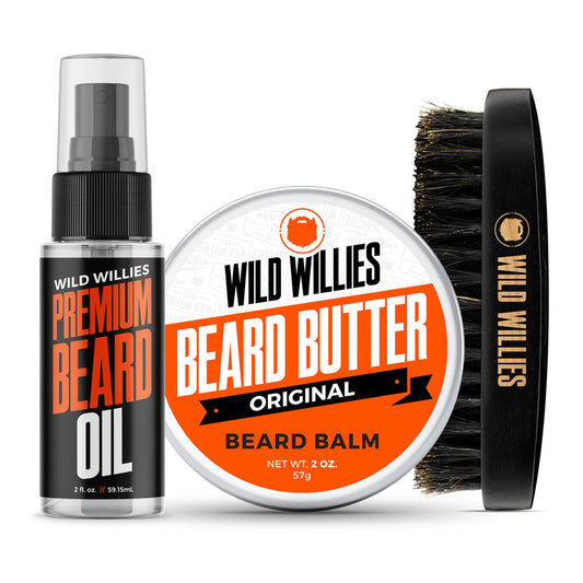 Beard Starter Set Kits and Bundles Wild Willies